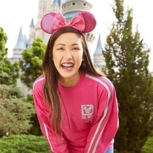 Disney Imagination Pink Spirit Jersey Tee Shirt Size Small